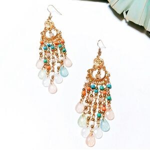 Crystal drop earrings #999